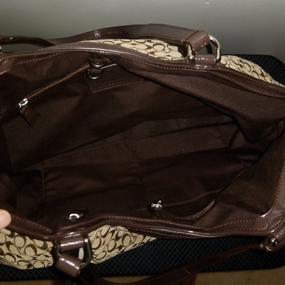 Coach Signature CC Bag, Brown Authentic - Picture 6 of 8